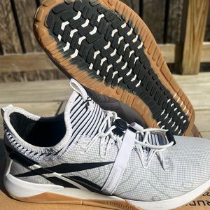 Reebok Froning X1 Nano CrossFit Training Shoes White/ Gum Sz 10 🔥